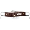 Case Cutlery Knife, Wk Brown Medium Stockman 00217